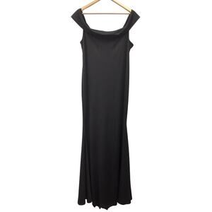 Maxi Dress Womens 2X Black